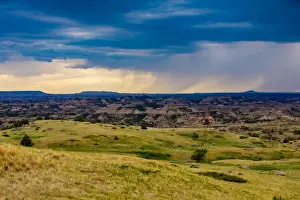 North Dakota Prints: Beautiful view of the Theodore Roosevelt National Park South Unit, North Dakota