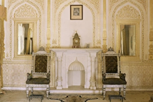 The beautifully gilded Durbar Hall