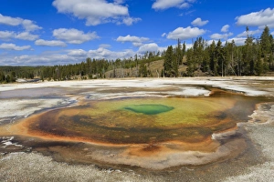 Beauty Pool, Upper Geyser Basin, Yellowstone National Park, UNESCO World Heritage Site, Wyoming, United States of America, North America