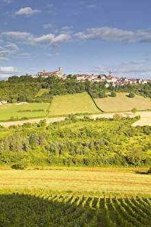 The Beaux Village de France of Vezelay in the Yonne area, Burgundy, France, Europe