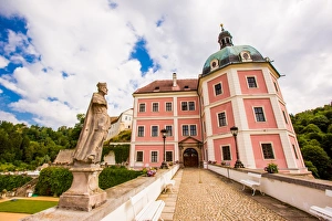 Czech Culture Prints: Becov Castle in Karlovy Vary, Bohemia, Czech Republic, Europe