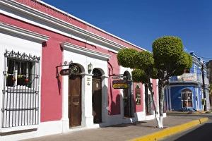 Single Storey Prints: Bed and Breakfast, Old Town District, Mazatlan, Sinaloa State, Mexico, North America