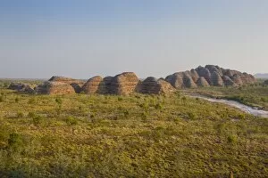 The beehive-like mounds, Purnululu National Park, UNESCO World Heritage Site, Bungle Bungle Mountain Range