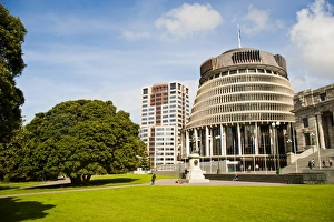 Parliament Building Prints: Beehive, the New Zealand Parliament Buildings