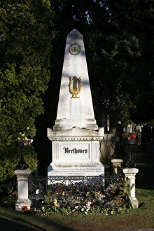Images Dated 17th February 2007: Beethovens tomb, Vienna, Austria, Europe