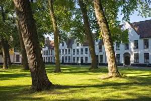 Bruges Prints: Begijnhof (Beguinage) of Bruges
