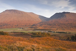Moor Land Prints: Beinn Achaladair on the edge of Rannoch Moor, Highlands, Scotland, United Kingdom, Europe