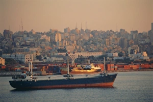 Haze Prints: Beirut harbour
