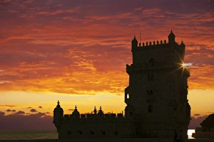 Belem Prints: Belem Tower, UNESCO World Heritage Site, Lisbon, Portugal, Europe