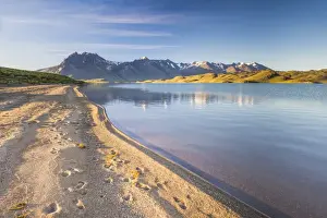 Belgrano Lake (Lago Belgrano) with Andes Mountain Range backdrop, Perito Moreno National Park