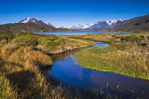 Belgrano Lake (Lago Belgrano) with Andes Mountain Range backdrop, Perito Moreno National Park