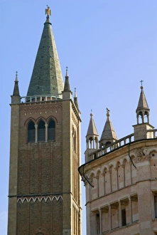Parma Prints: Bell Tower of the Duomo, Parma, Emilia Romagna, Italy, Europe