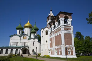 Pavements Prints: Bell Tower, Saviour Monastery of St. Euthymius, UNESCO World Heritage Site, Suzdal