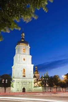 Bell tower of St. Sophias Cathedral, built between 1017 and 1031, UNESCO World Heritage Site