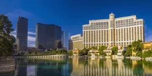 Bellagio Hotel Prints: Bellagio Hotel, The Strip, Las Vegas, Nevada, United States of America, North America