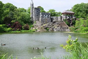 Images Dated 26th May 2009: Belvedere Castle and Turtle Pond, Central Park, Manhattan, New York City