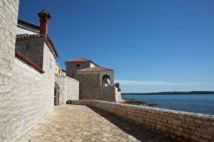 Old Towns Prints: Belvedere Historical Site, dating from 1649, Old Town, Novigrad, Croatia, Europe