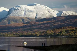 Magnificent Prints: Ben Nevis range, seen from Loch Eil, Grampians, western Scotland, United Kingdom, Europe