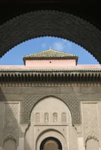 Images Dated 18th November 2009: Ben Youssef Medersa (Koranic School), UNESCO World Heritage Site, Marrakech (Marrakesh)