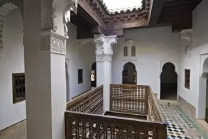 Images Dated 18th November 2009: Ben Youssef Medersa (Koranic School), UNESCO World Heritage Site, Marrakech (Marrakesh)