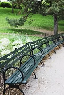 Images Dated 26th May 2009: Benches, Central Park, Manhattan, New York City, New York, United States of America
