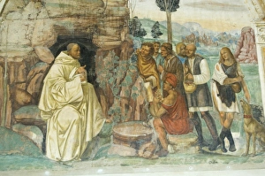 Benedictine Monastery famous for frescoes in cloisters