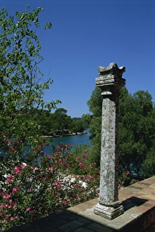Benedictine Prints: Benedictine Monastery, Mljet Island architecture, St. Marys Island, Dalmatia