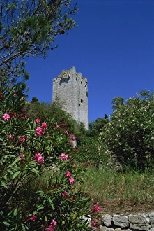 Benedictine Prints: Benedictine Monastery, St. Marys Island, Mljet Island, Dalmatia, Croatia, Europe