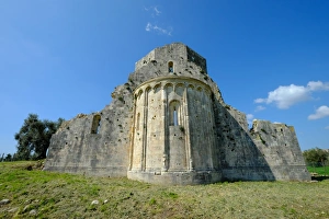 Benedictine San Bruzio Monastery ruins, Magliano in Toscana, Tuscany, Italy, Europe