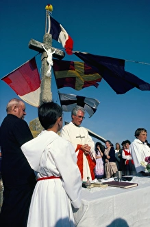Ouessant Prints: Benediction of the sea, which takes place on 15th August, Ile d Ouessant