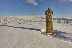 Aesthetic Prints: Bennett's Cross, an ancient granite monument
