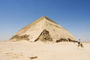 Images Dated 12th July 2008: The Bent Pyramid at Dahshur, UNESCO World Heritage Site, near Cairo, Egypt