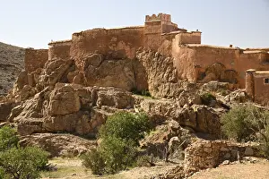 Skills Prints: Berber granary (agadir) in Daw Tagadirte, Morocco