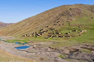 Atlas Mountains Prints: Berber village at Oukaimeden, High Atlas Mountains, Morocco, North Africa, Africa