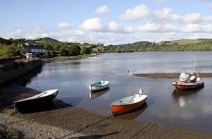 Recreational Boats Prints: Bere Ferrers, River Tavy, Devon, England, United Kingdom, Europe