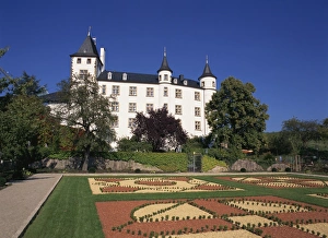 Saarland Prints: Berg castle at Perl-Nennig