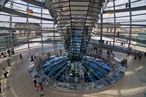 The Berlin cupola on top the German Parliament, Berlin, Germany, Europe