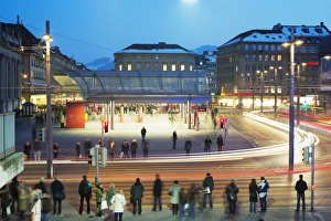 Bern Prints: Bern train station, Bern, Switzerland, Europe