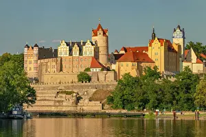 Saxony Anhalt Prints: Bernburg Castle, Bernburg, Saaletal (Saale Valley), Saxony-Anhalt, Germany, Europe