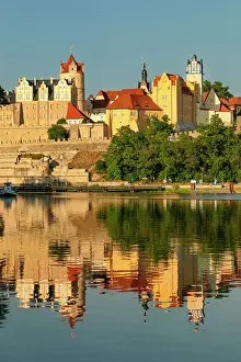 Saxony Anhalt Prints: Bernburg Castle, Bernburg, Saaletal (Saale Valley), Saxony-Anhalt, Germany, Europe