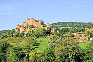 Burgundy Prints: Berze-le-Chatel, Saone et Loire department, Burgundy region, France, Europe