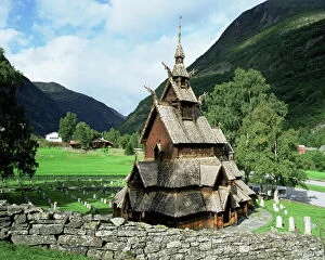 Images Dated 14th January 2000: The best preserved 12th century stave church in Norway