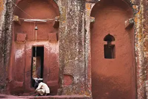 Bet Gabriel Rufael Prints: Bet Gabriel-Rufael, Lalibela, UNESCO World Heritage Site, Ethiopia, Africa