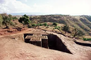 Ethiopia Prints: Bet Giorgis church, Lalibela, UNESCO World Heritage Site, Ethiopia, Africa
