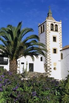 Betancuria Prints: Betancuria church, Betancuria, Fuerteventura, Canary Islands, Spain, Europe