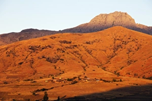 Ambalavao Prints: Betsileo village in the afternoon sun, Tsaranoro Valley, Ambalavao, central area