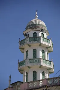 Mombasa Prints: Bhadala Mosque and minaret