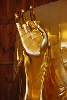 Images Dated 23rd July 2008: Bhaisajya Buddha (Medicine Buddha), Jogyesa Temple, Seoul, South Korea, Asia