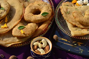 Lunch Prints: Bhalla babru, malpua, traditional snack dishes