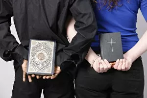 Images Dated 19th January 2008: Bible and Koran, Paris, France, Europe